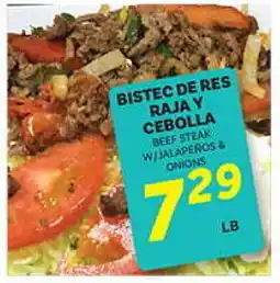 El Paso Grande BISTEC DE RES RAJA Y CEBOLLA offer