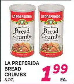 El Paso Grande LA PREFERIDA BREAD CRUMBS offer