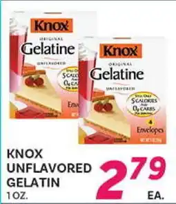 El Paso Grande KNOX UNFLAVORED GELATIN offer