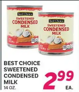 El Paso Grande BEST CHOICE SWEETENED CONDENSED MILK offer