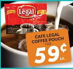 El Paso Grande CAFE LEGAL COFFEE POUCH offer