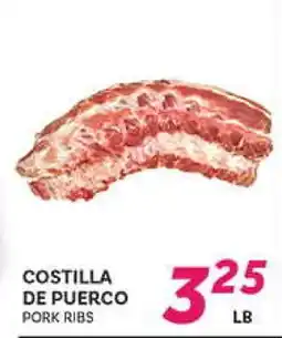 El Paso Grande PORK RIBS offer