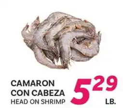 El Paso Grande CAMARON CON CABEZA offer