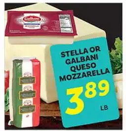 El Paso Grande STELLA OR GALBANI QUESO MOZZARELLA offer
