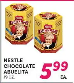 El Paso Grande NESTLE CHOCOLATE ABUELITA offer