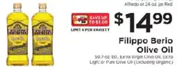 ShopRite Filippo Berio Olive Oil offer