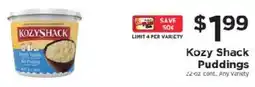 ShopRite Kozy Shack Puddings offer