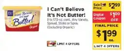 ShopRite I Can't Believe It's Not Butter! offer