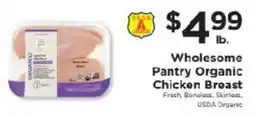ShopRite Wholesome Pantry Organic Chicken Breast offer