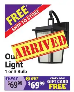 Ocean State Job Lot Outdoor Light offer