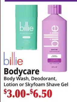 Ocean State Job Lot Billie Bodycare offer