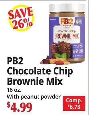 Ocean State Job Lot PB2 Chocolate Chip Brownie Mix offer