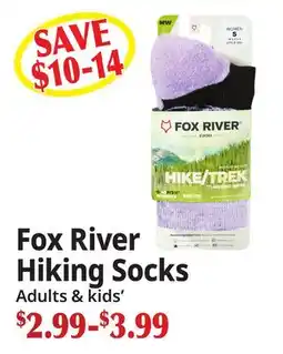 Ocean State Job Lot Fox River Hiking Socks offer