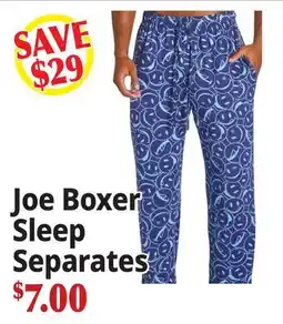Ocean State Job Lot Joe Boxer Sleep Separates offer
