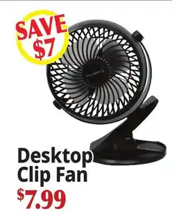 Ocean State Job Lot Desktop Clip Fan offer