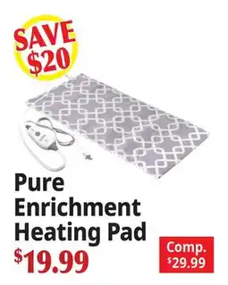 Ocean State Job Lot Pure Enrichment Heating Pad offer