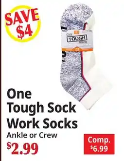 Ocean State Job Lot One Tough Sock Work Socks offer