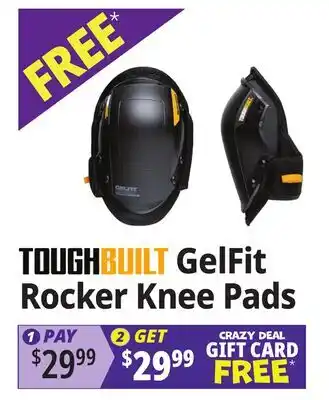 Ocean State Job Lot TOUGHBUILT GelFit Rocker Knee Pads offer