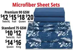 Ocean State Job Lot Microfiber Sheet Sets offer