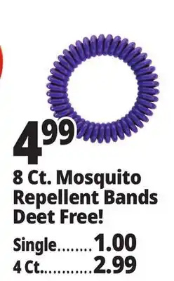 Ocean State Job Lot 8 Ct. Mosquito Repellent Bands Deet Free! offer