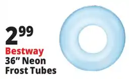Ocean State Job Lot Bestway H2OGO! Inflatable Frosted Neon Swim Ring offer