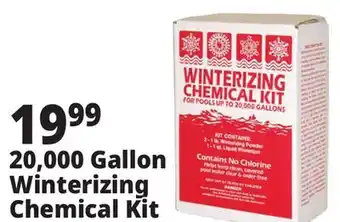 Ocean State Job Lot 20,000 Gallon Winterizing Chemical Kit offer