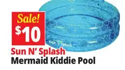 Ocean State Job Lot Sun N' Splash Mermaid Kiddie Pool offer