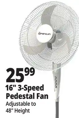 Ocean State Job Lot Penguin Pedestal Fan 16 offer