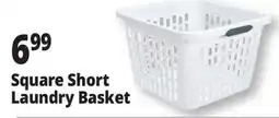Ocean State Job Lot Square Short Laundry Basket offer