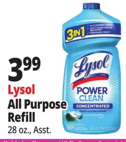 Ocean State Job Lot Lysol All Purpose Refill offer
