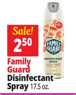 Ocean State Job Lot Family Guard Disinfectant Spray offer