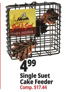 Ocean State Job Lot Single Suet Cake Feeder offer
