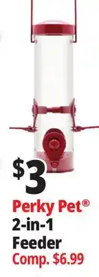 Ocean State Job Lot Perky Pet 2-in-1 Feeder offer