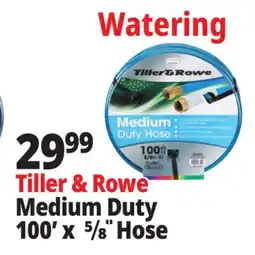 Ocean State Job Lot Tiller & Rowe Medium Duty 100' x 5/8 Hose offer