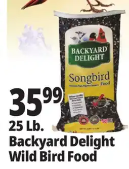 Ocean State Job Lot 25 Lb. Backyard Delight Wild Bird Food offer