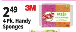 Ocean State Job Lot 4 Pk. Handy Sponges offer