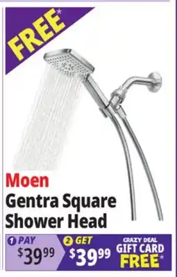 Ocean State Job Lot Moen Gentra Square Shower Head offer