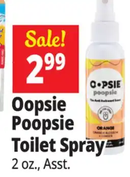 Ocean State Job Lot Oopsie Poopsie Toilet Spray offer
