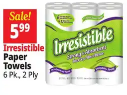 Ocean State Job Lot Irresistible Paper Towels offer