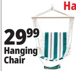 Ocean State Job Lot Outdoor Living Hanging Chair with Arm & Foot Rest offer