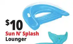 Ocean State Job Lot Sun N' Splash Lounger offer