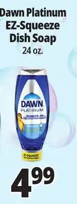 Ocean State Job Lot Dawn Platinum EZ-Squeeze Dish Soap offer