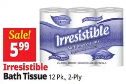 Ocean State Job Lot Irresistible Bath Tissue offer