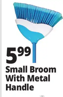 Ocean State Job Lot Small Broom With Metal Handle offer