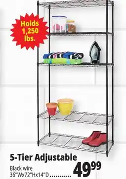 Ocean State Job Lot 5-Tier Adjustable offer
