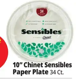 Ocean State Job Lot 10 Chinet Sensibles Paper Plate offer