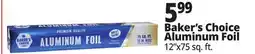 Ocean State Job Lot Baker's Choice Aluminum Foil offer