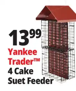 Ocean State Job Lot Yankee Trader 4 Cake Suet Feeder offer