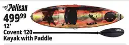 Ocean State Job Lot Covent 120 Kayak with Paddle offer