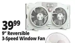 Ocean State Job Lot Penguin 9 Twin Window Fan offer